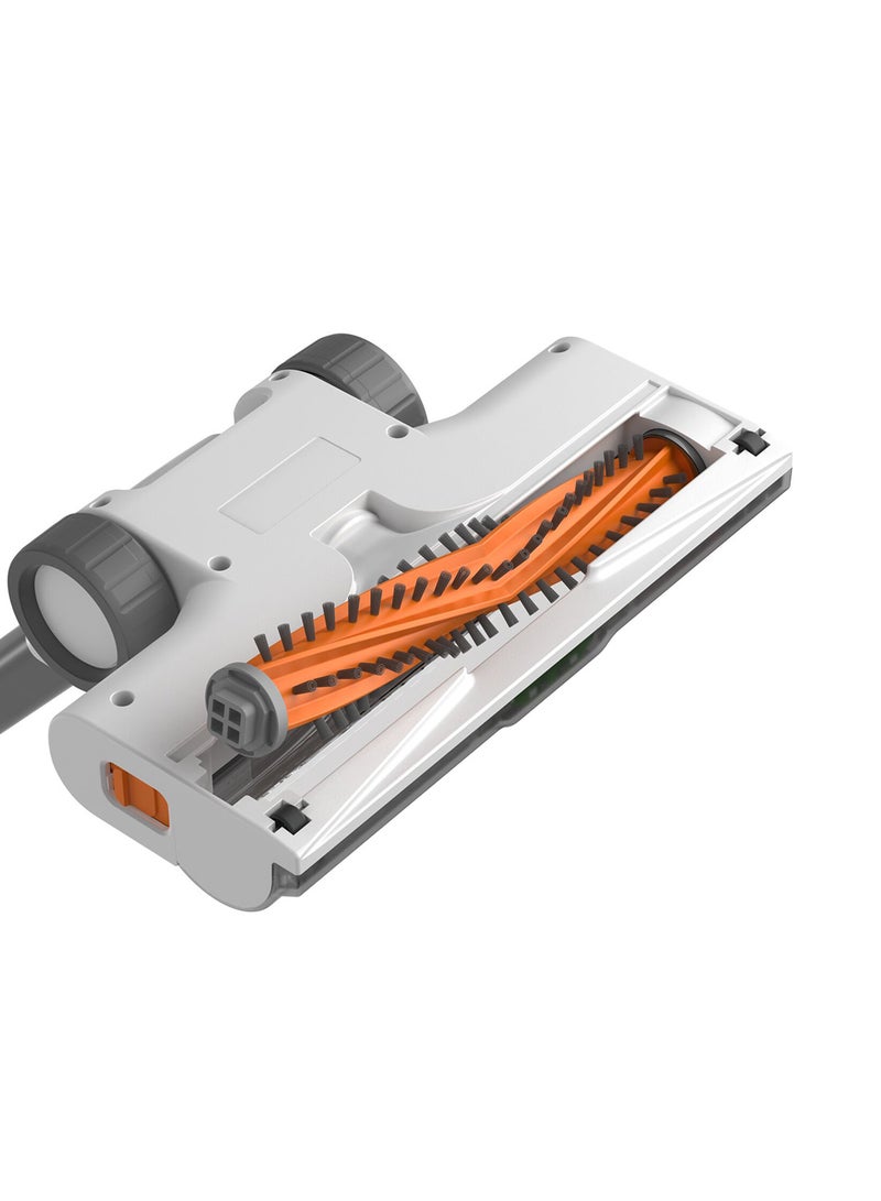BLACK+DECKER - Cordless Stick Vacuum Cleaner 18V Power Series With 2 In 1 Function And Battery Charge Indicator 500 ml 27 W BHFEA515J-GB White/Orange - Image 1