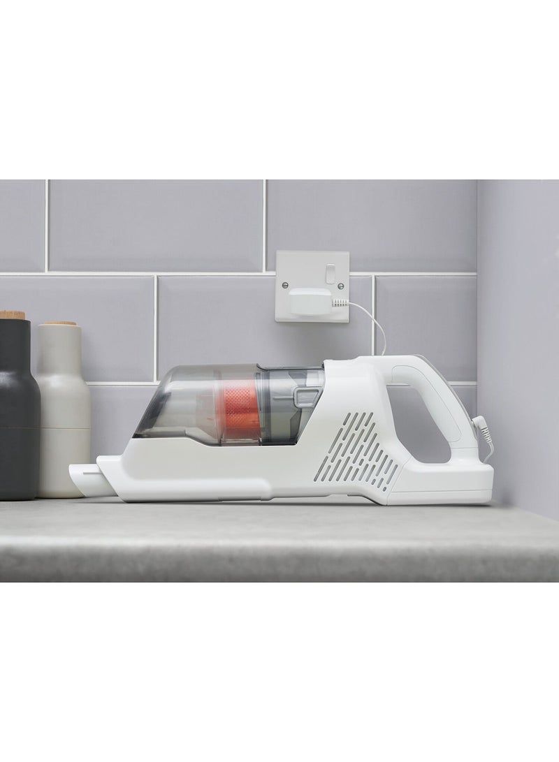 BLACK+DECKER - Cordless Stick Vacuum Cleaner 18V Power Series With 2 In 1 Function And Battery Charge Indicator 500 ml 27 W BHFEA515J-GB White/Orange - Image 1