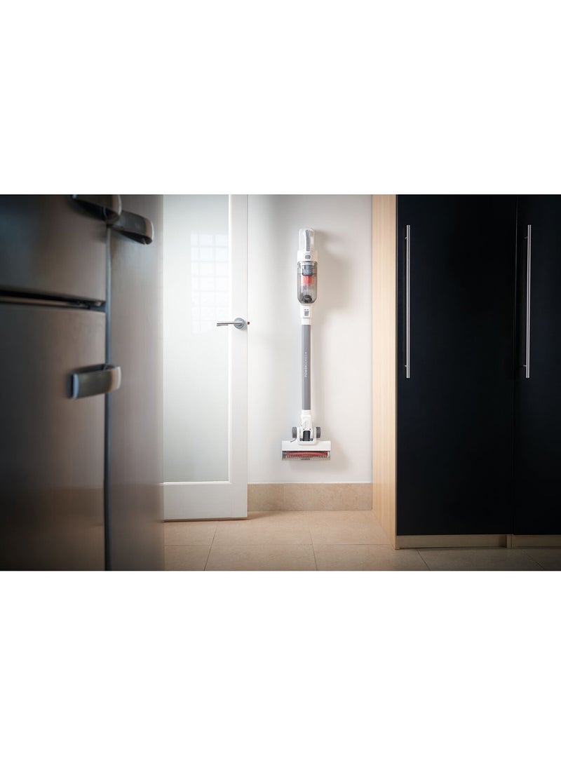 BLACK+DECKER - Cordless Stick Vacuum Cleaner 18V Power Series With 2 In 1 Function And Battery Charge Indicator 500 ml 27 W BHFEA515J-GB White/Orange - Image 1