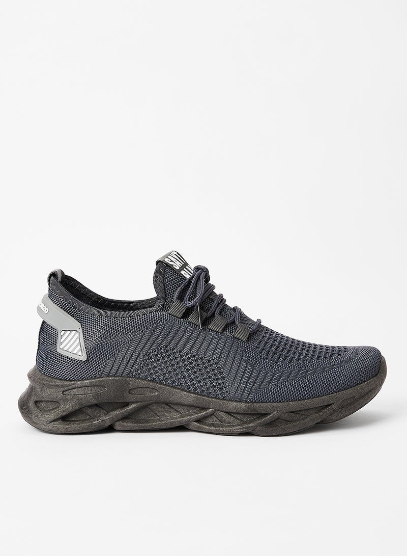 Solid Mesh Sneakers Grey - v1633425994/N48066299V_1