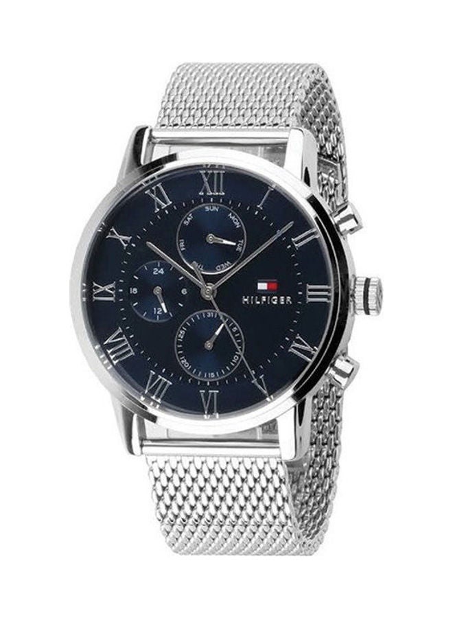 تومي هيلفيغر ساعة يد كرونوغراف بسوار من الستانلس ستيل طراز 1791398 للرجال - Image 1