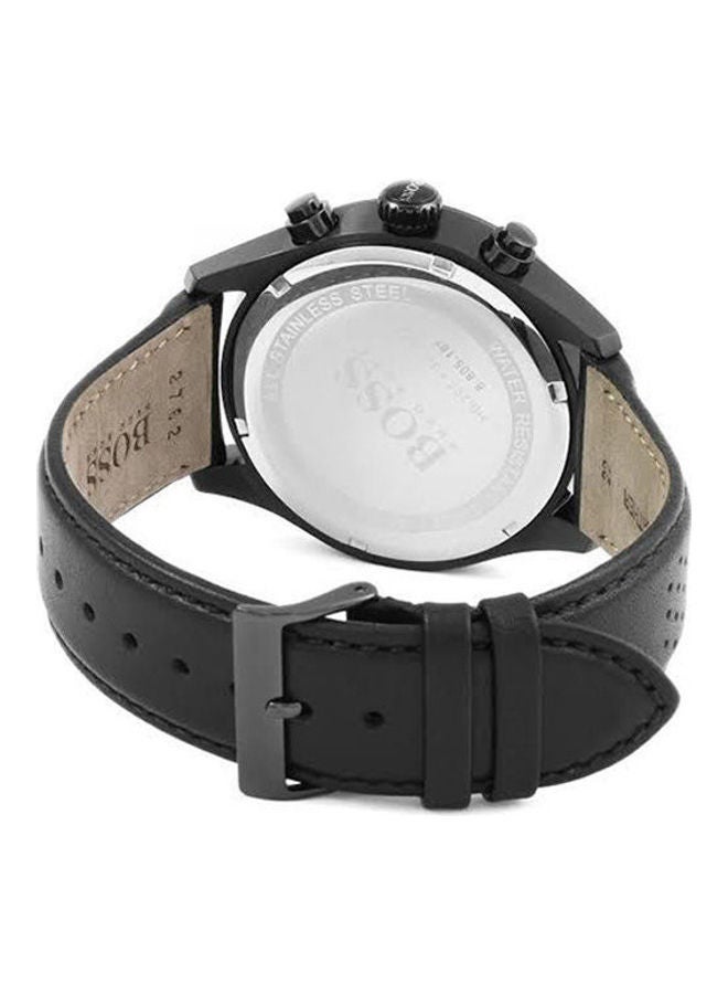 HUGO BOSS - Men's Leather Analog Watch 1513550 - Image 1
