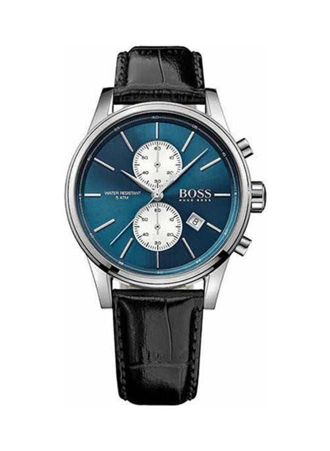 HUGO BOSS Men's Leather Chronograph Watch 1513283 