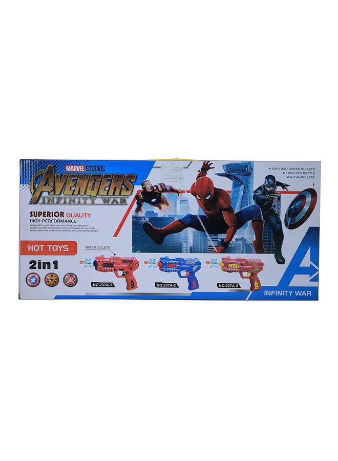 Generic Spiderman Pistol With Gel Bullets And Also Sponge Shots. He Also Has A Spiderman Mask  - Image 2