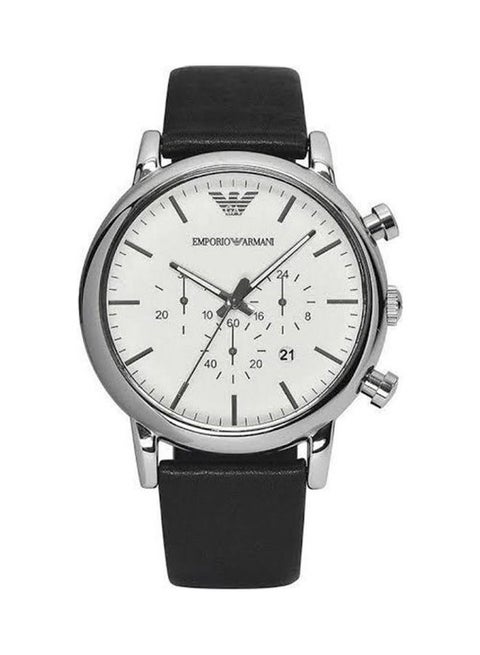 Men's Leather Analog Watch Ar1807