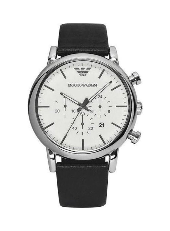 EMPORIO ARMANI - Men's Leather Analog Watch Ar1807 - Image 1