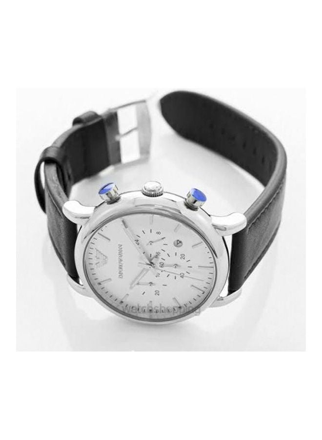 EMPORIO ARMANI - Men's Leather Analog Watch Ar1807 - Image 1