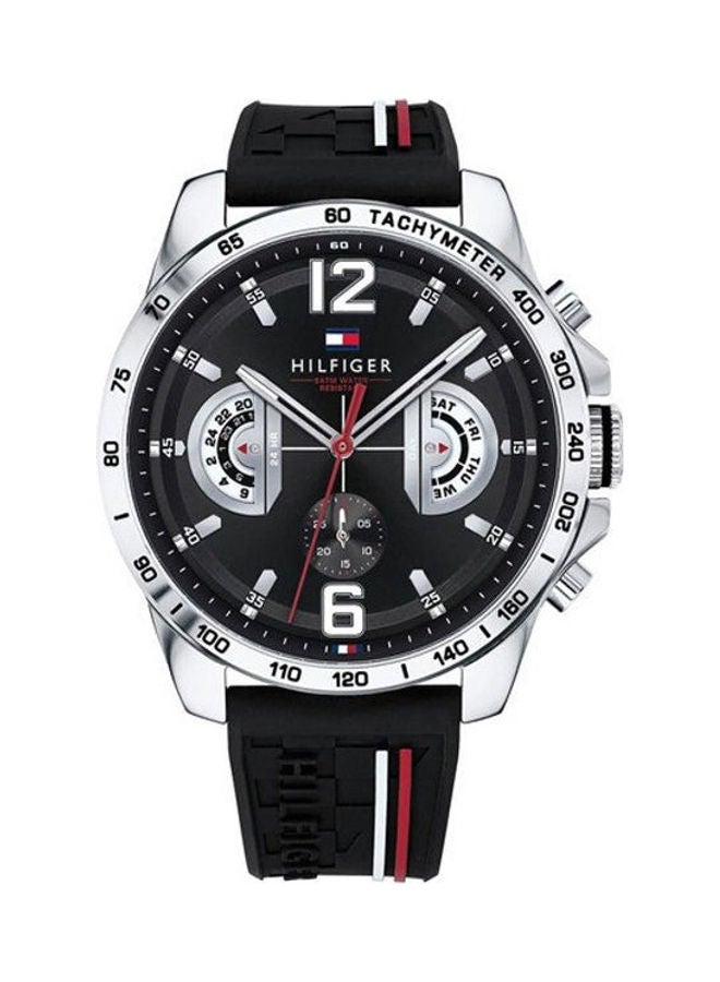 TOMMY HILFIGER Men's Rubber Chronograph Watch 1791473  - Image 1
