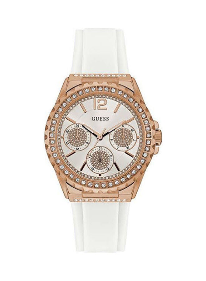 GUESS Women's Rubber Analog Watch W0846L5 - Image 1
