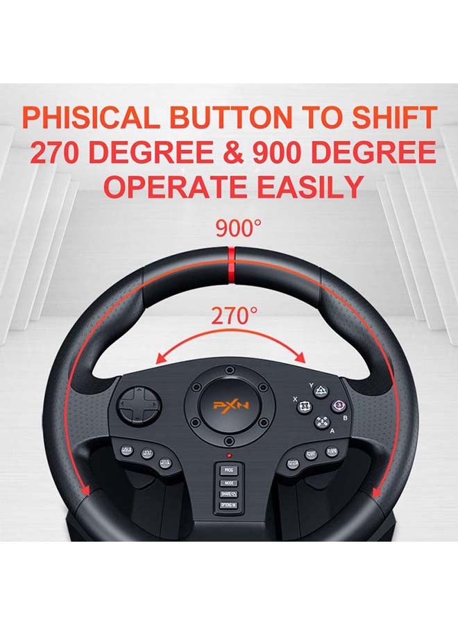 PXN - Game Steering Wheel For PlayStation/Xbox/Switch/PC With Pedal -wired - Image 1