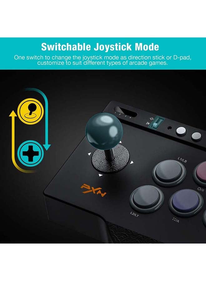 PXN Fighting Arcade Game Controller Joystick For PC / PlayStation / Xbox / Switch -wired - Image 5