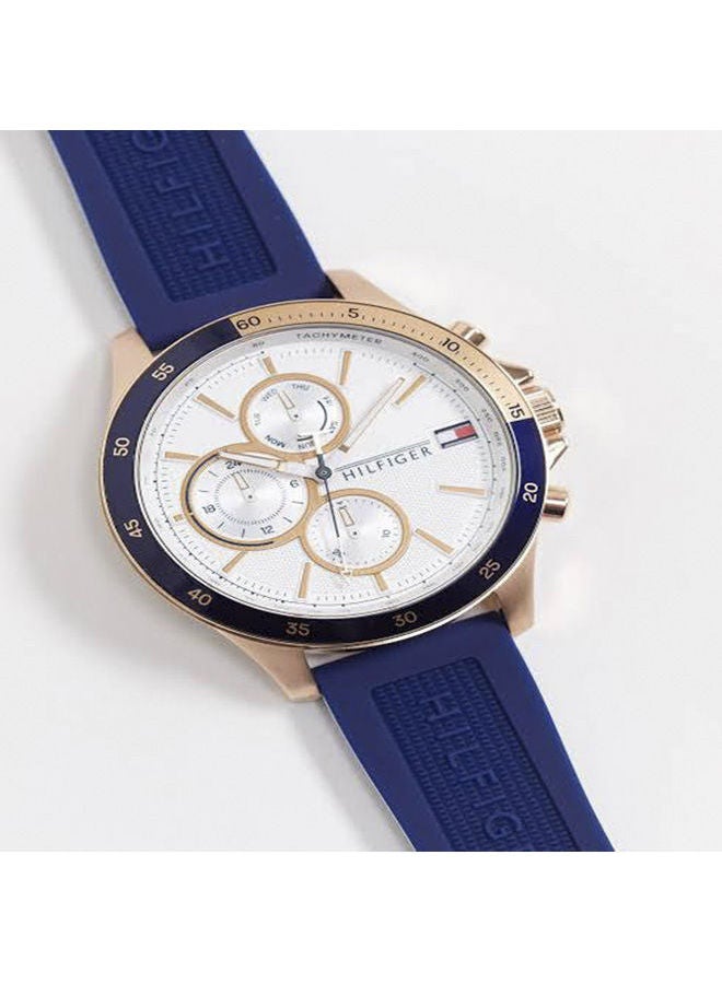 TOMMY HILFIGER Men's Rubber Chronograph Watch 1791778  - Image 2