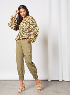 NA-KD Puff Sleeve Top Multicolor  - Image 3