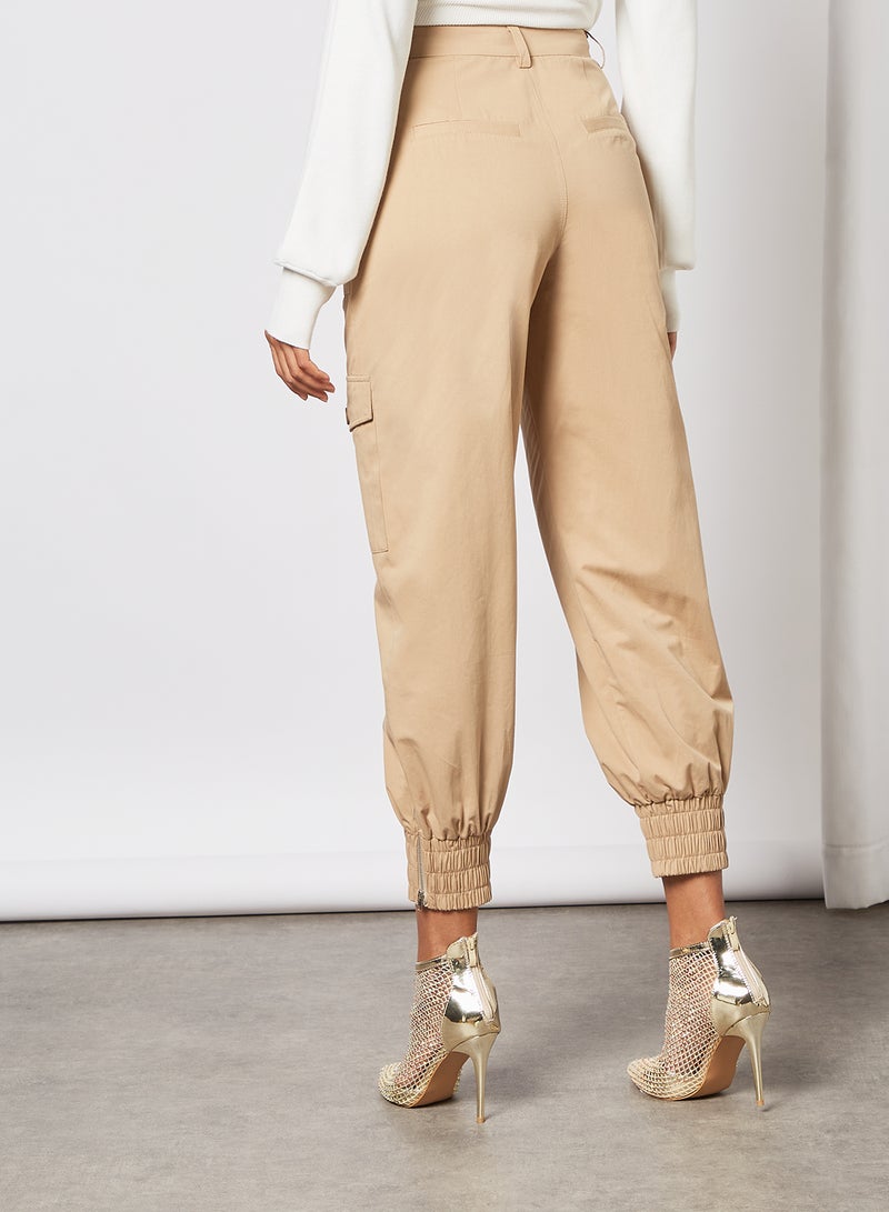 Pocket Detail Pants Light Brown - v1633427891/N48464974V_2