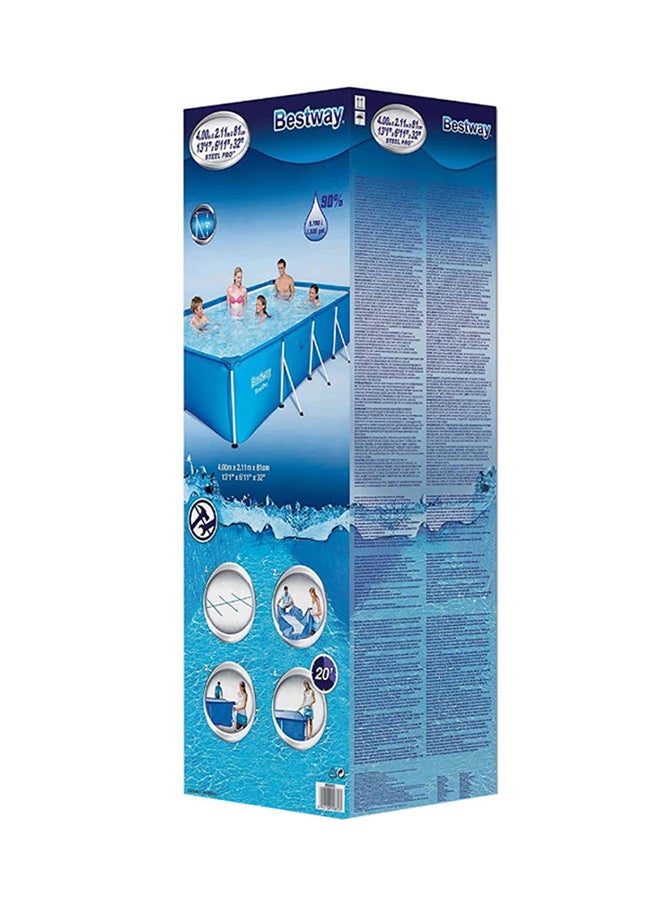 Bestway - Splash Jr. Frame Pool 221x150x43cm - Image 1