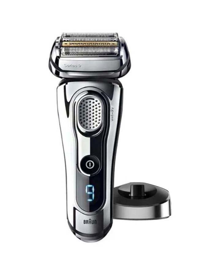 BRAUN Series 9 Electric Foil Shaver Silver/Black 10cm - Image 2