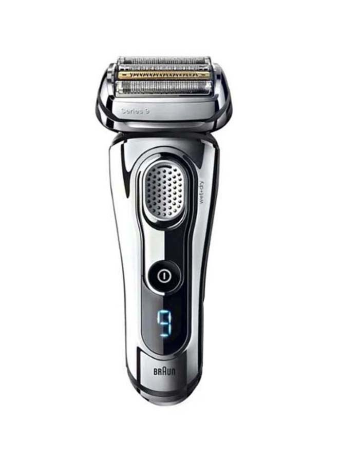 BRAUN Series 9 Electric Foil Shaver Silver/Black 10cm - Image 3