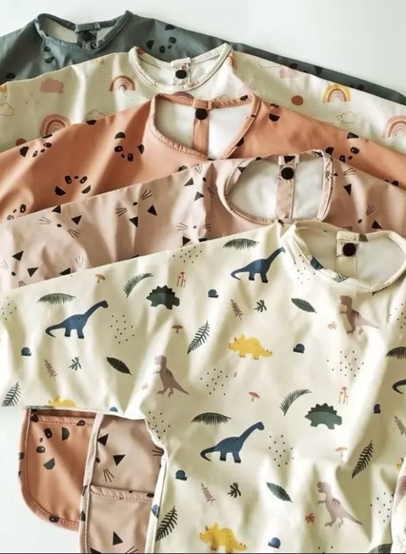Generic - Baby Bib With Long Sleeves Waterproof Multicolour - Image 1