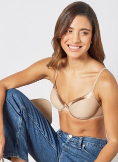 Amante Underwired Light-Padded T-Shirt Bra Nude  - Image 2