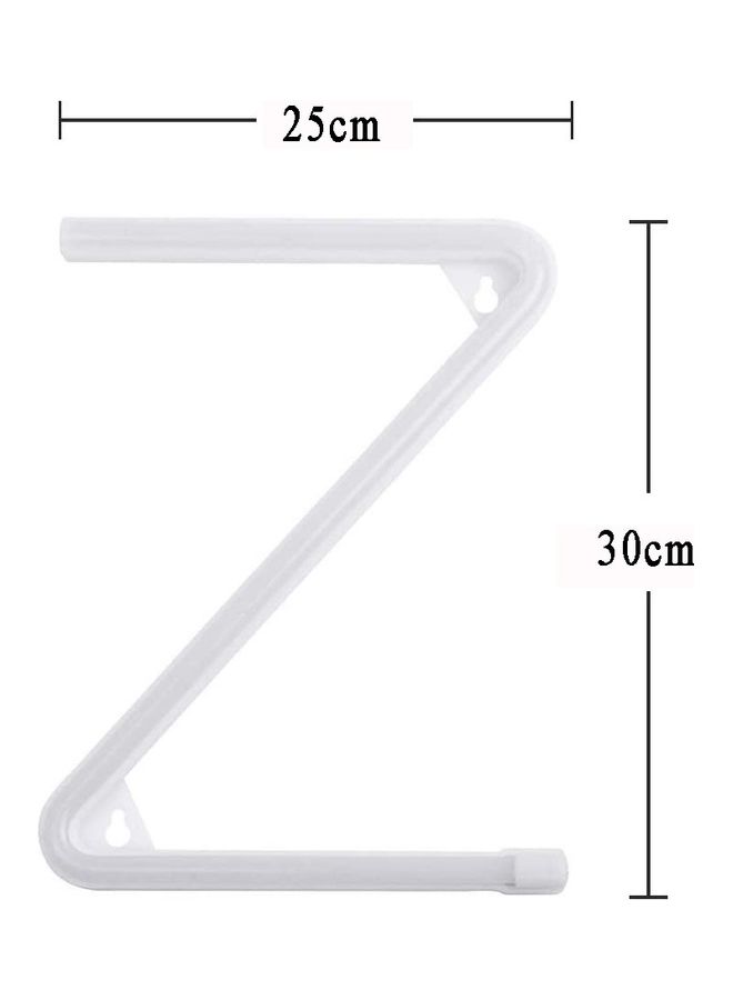 سلة مصباح نيون فليكس بإضاءة LED على شكل حرف Z أحمر 30 x 25سم - Image 2