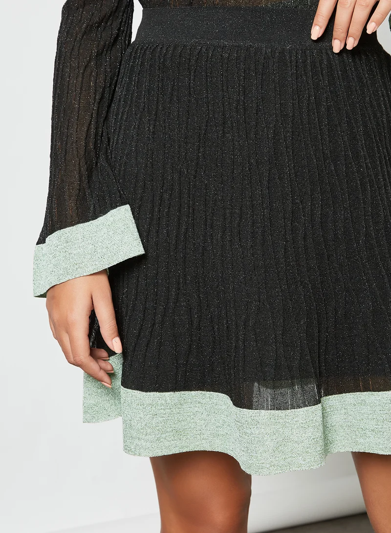 M MISSONI Textured Mini Skirt Black
