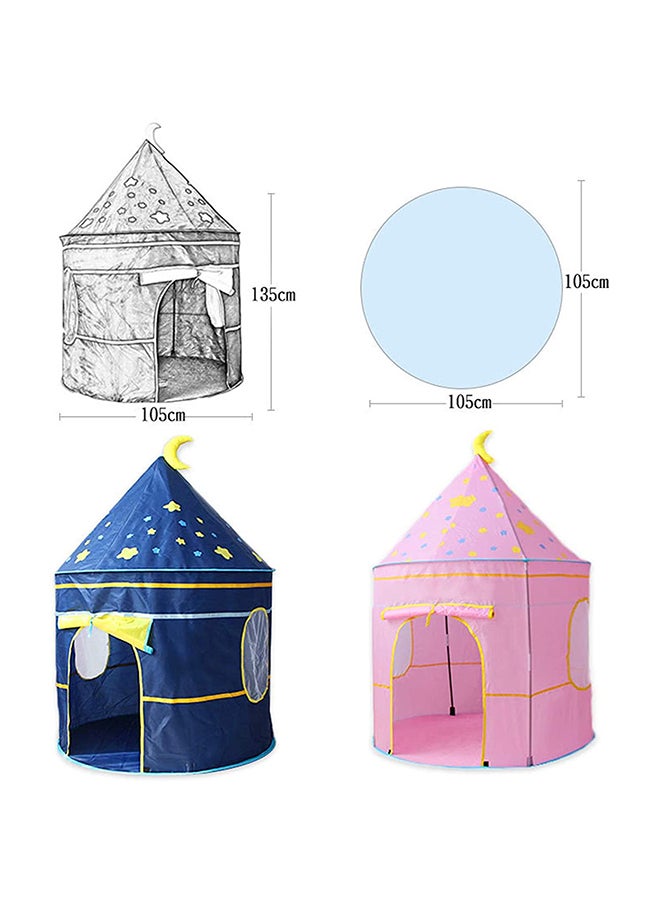 Cool Baby Princess Folding Portable Castle Colourful Unique Design Play House Tent 105x135x105cm - Image 5