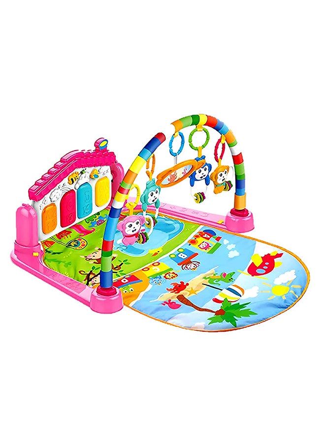 HUANGER Piano Keyboard Infant Fitness Playmat With Music And Light Suitable For Baby Girl 49.5x42x8cm  - Image 2