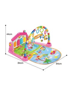 HUANGER Piano Keyboard Infant Fitness Playmat With Music And Light Suitable For Baby Girl 49.5x42x8cm  - Image 3