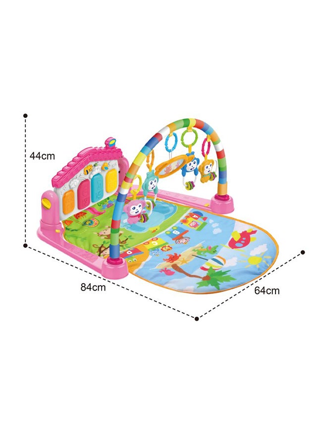 HUANGER Piano Keyboard Infant Fitness Playmat With Music And Light Suitable For Baby Girl 49.5x42x8cm  - Image 3