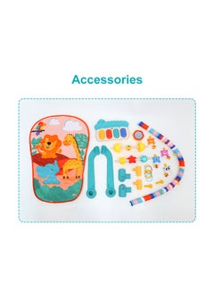 HUANGER Multi Function Decorated, Beautiful Designs Piano Fitness Play Mat With Music And Light 75x60x45cm  - Image 5