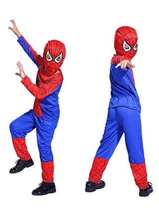 Super Quality Super Hero Spiderman Style Fancy Dress Costume Set For Kids 4 - 6 Years - view 3