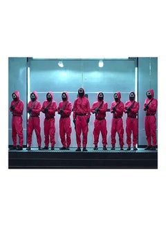 MissTiara Squid Game Cosplay Jumpsuit With Belt+Gloves+Masks - M, 165-175cm  - Image 4