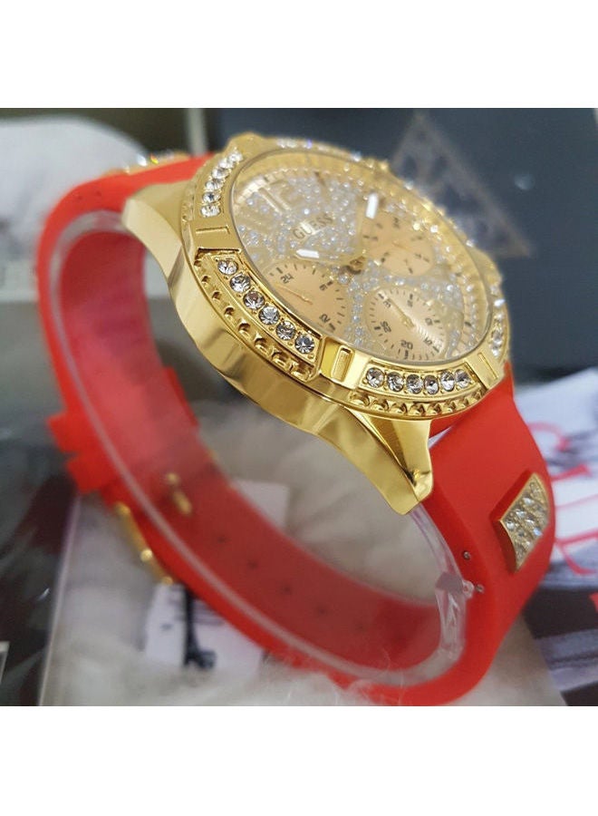 جس ساعة يد بعقارب طراز W0045L2 للنساء