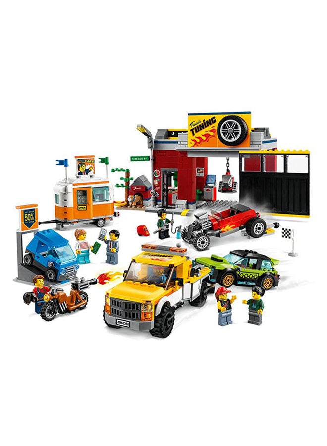 LEGO - 60258 897-Piece City Tuning Workshop Creative Fun Filled Building Block Toy Set 6+ Years - Image 1