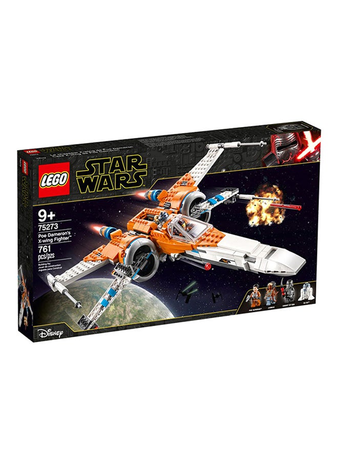 LEGO 75273 761-Piece Star Wars Poe Dameron's X-Wing Fighter 761 9+ Years - Image 2