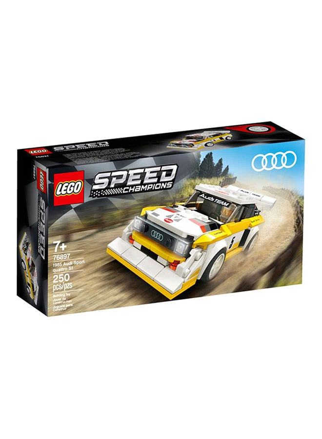 LEGO 76897 250-Piece Speed Champions 1985 Audi Sport Quattro S1 Building Set for Kids 7+ Years - Image 2