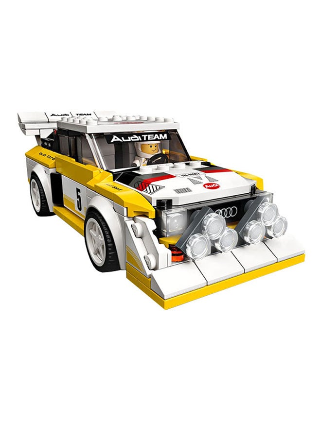 LEGO 76897 250-Piece Speed Champions 1985 Audi Sport Quattro S1 Building Set for Kids 7+ Years - Image 4