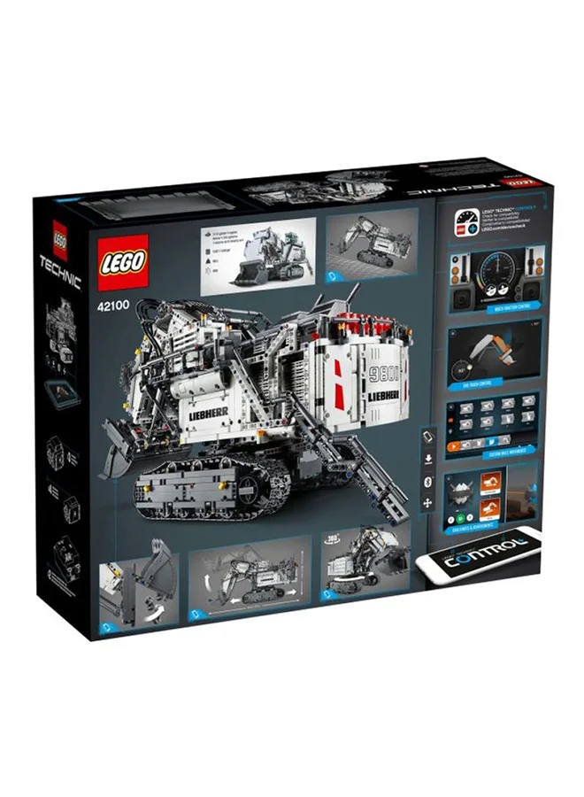 LEGO 42100 4108-Piece Technic Liebherr R 9800 Excavator Building Set 42100 12+ Years