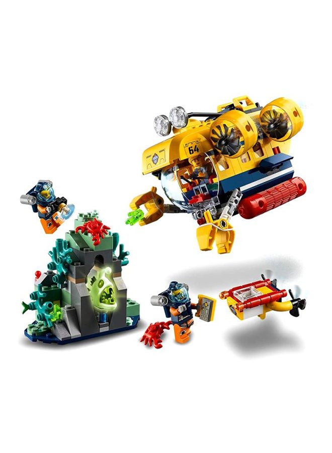 ليغو مجموعة قطع بناء بطابع غواصة استكشاف المحيط من 286 قطعة 60264 286 أكبر من 5 سنوات - Image 3