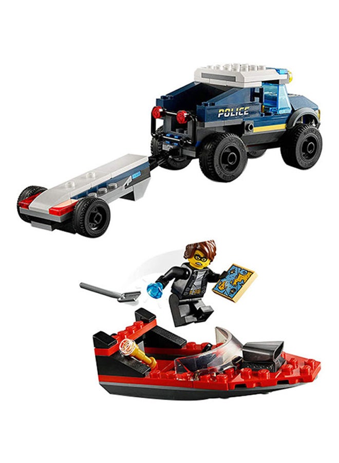 LEGO - 60272 City Elite Police Boat Transport Toy With Floating Pontoon 5+ Years - Image 1