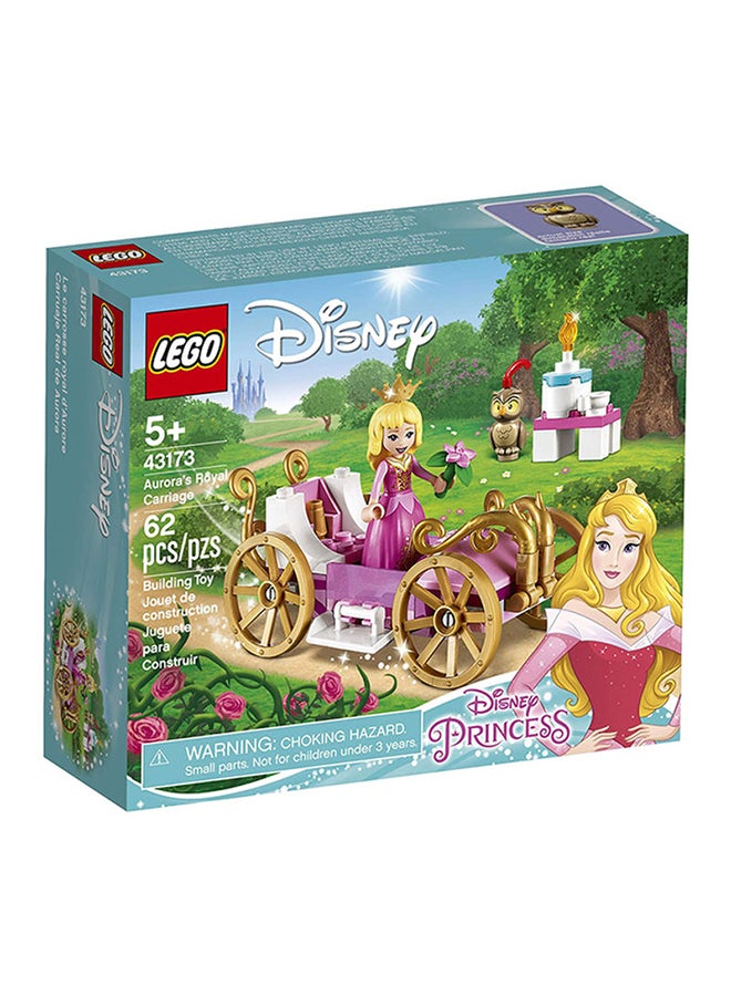 LEGO - 43173 62-Piece Aurora's Royal Carriage Plastic Building Blocks 5+ Years - Image 1