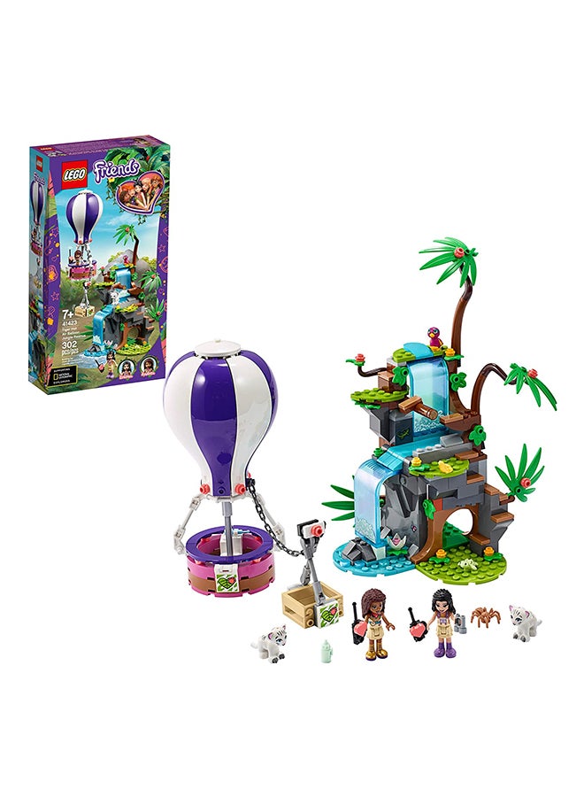 LEGO 41423 302-Piece Tiger Hot Air Balloon Jungle Rescue Plastic Building Blocks 7+ Years - Image 1