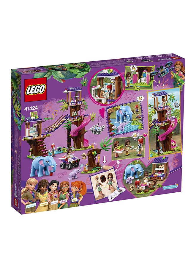 41424 648-Pieces Friends Jungle Rescue Base Includes Minifigures Set For Kids 8+ Years