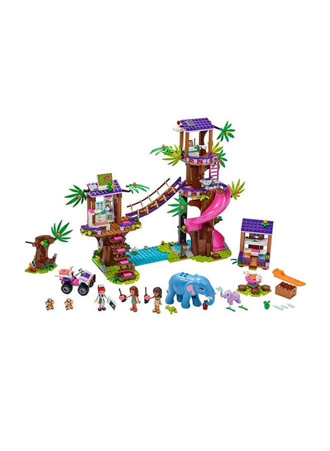 41424 648-Pieces Friends Jungle Rescue Base Includes Minifigures Set For Kids 8+ Years