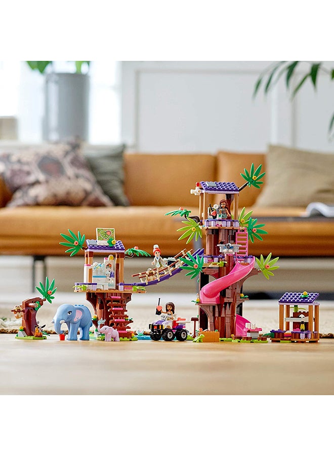 41424 648-Pieces Friends Jungle Rescue Base Includes Minifigures Set For Kids 8+ Years