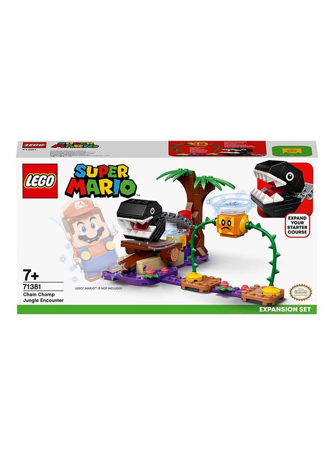 LEGO - 71381 Super Mario Chain Chomp Jungle Encounter Building Set 71381 3+ Years - Image 1