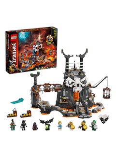 Ninjago Skull Dungeons Building Set And Board Game With 8 Mini Figures Toy For Kids 48 x 37.8 x 9.4cm