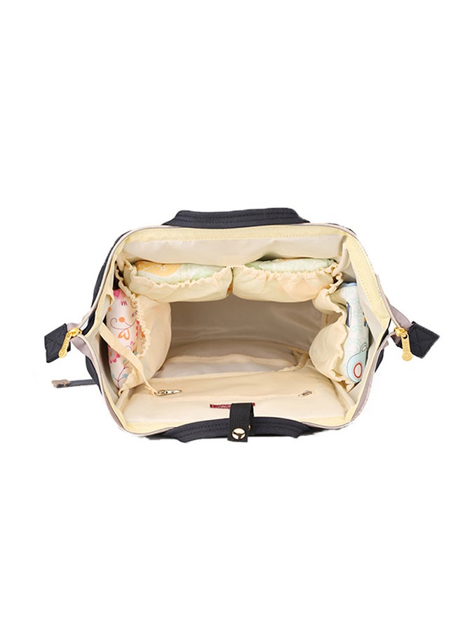 Multifunctional Large Capacity Waterproof Travel Nappy Bag, Polyester, Newborn Black - v1633439638/N12740179A_5