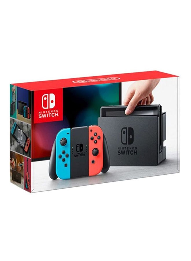 Switch with Neon Blue and Red Joy‑Con