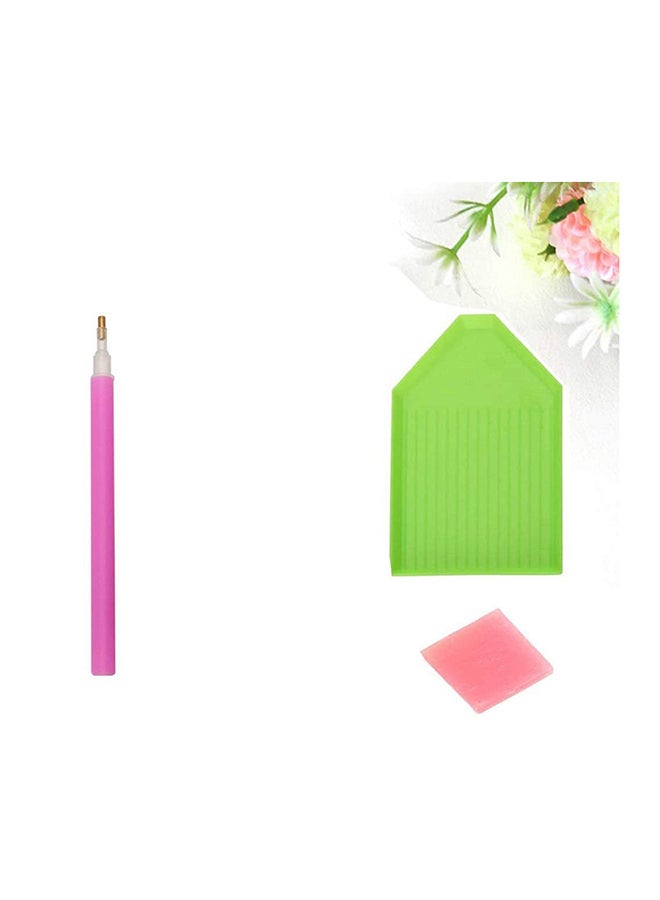 Beauenty Premium Full Drill DIY Diamond Painting Kit Art For Wall Decor 25x30 cm Multicolour - Image 3